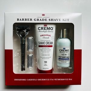 Cremo Company Barber Grade Shave Kit Full Size Gift Set Brand New